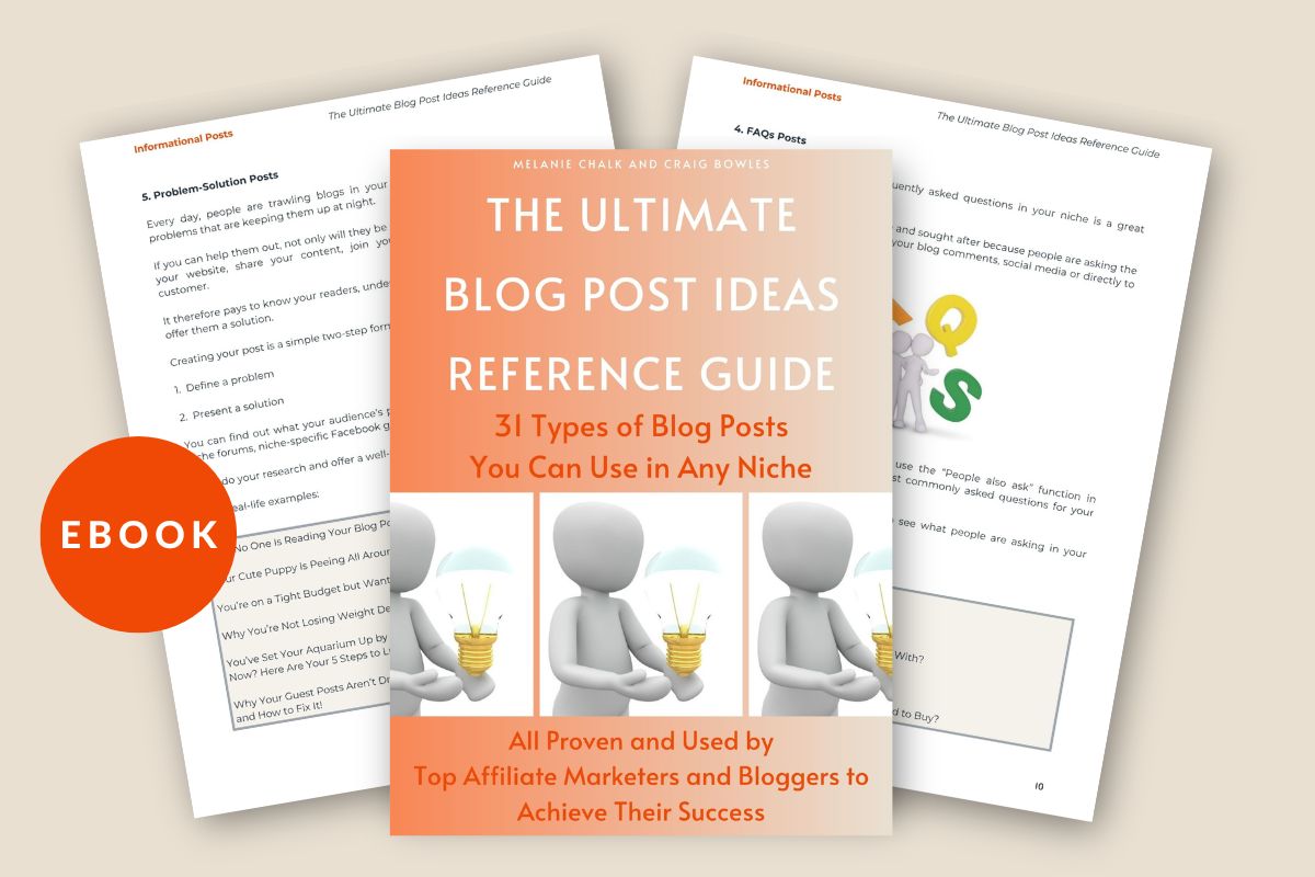 Blog Post Ideas Ebook